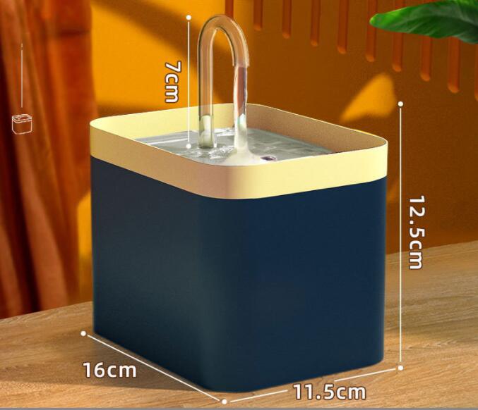 Fontaine à eau pour chat Whisper — 1.5L USB silencieuse