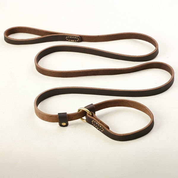 Genuine Leather Slip Lead — P-Chain