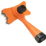 Pet slicker grooming comb handle detail — The Pet Society