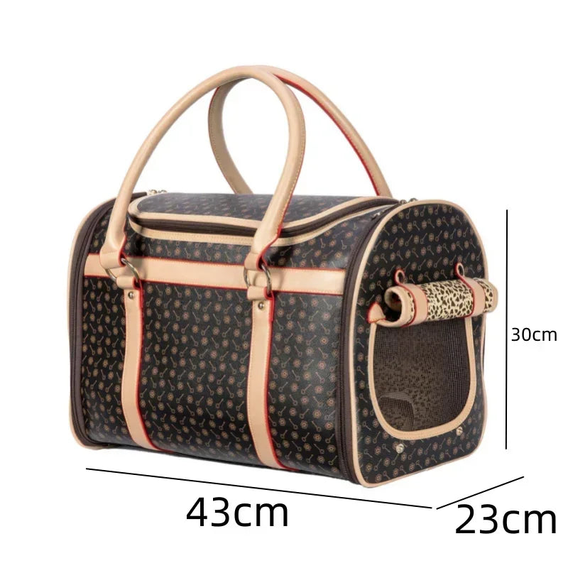 Sac de transport pour petits chiens, sac à dos pour animaux de compagnie, pour chats, voyage en avion, bandoulière, fournitures pour chiens, accessoires pour chiots, grand espace 