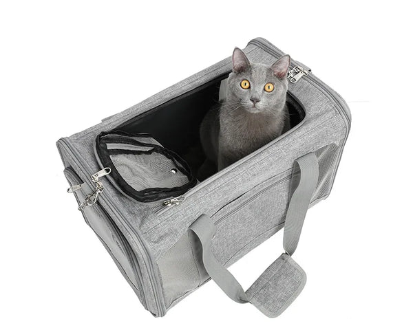 Dog Pet Bag Travel Carrier Cat Portable Dogs Outdoor Puppy Shoulder Bags Cats Supplies Carrying Handbag Breathe Mesh Protector
