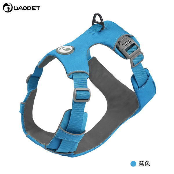 No-Pull Reflective Dog Harness in Blue — The Pet Society