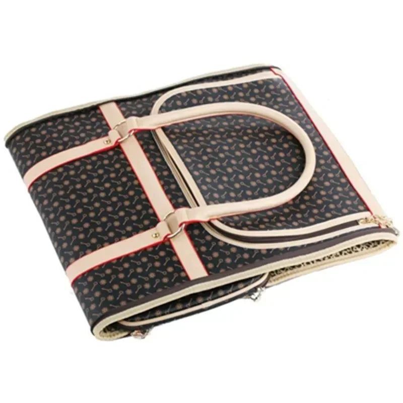 Sac de transport pour petits chiens, sac à dos pour animaux de compagnie, pour chats, voyage en avion, bandoulière, fournitures pour chiens, accessoires pour chiots, grand espace 