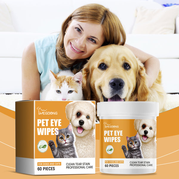 Pet Eye Cleaning Wipes — Tear Stain Remover