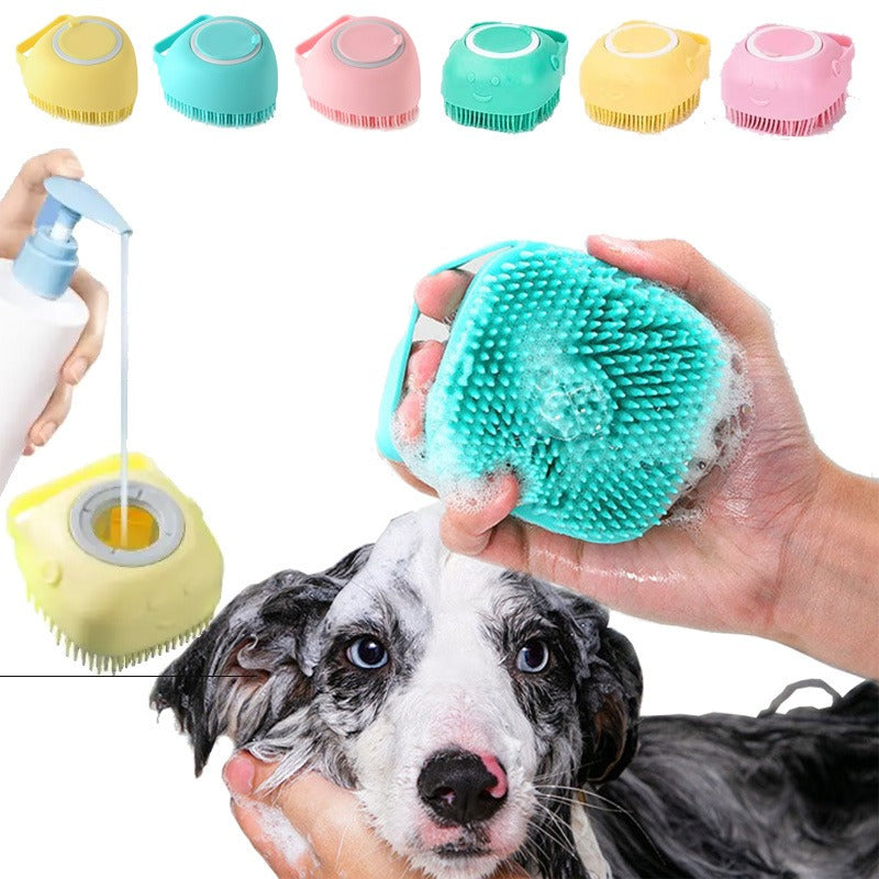 Pet Massage Bath Brush — Grooming Glove