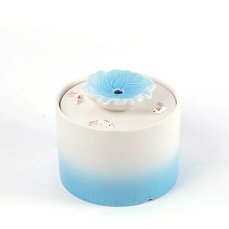 Automatic Electric Feeder for Cat Water Fountain Ceramic Filter Drinking Bowl Cat Drinker Dispenser Drinkers Pump USB Charge