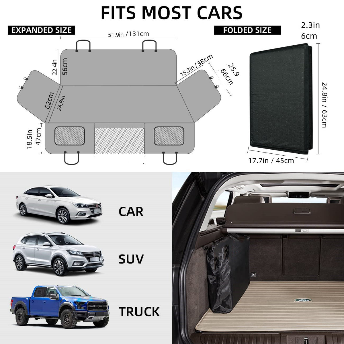 Dog Car Seat — Black Edition, angle 2 — The Pet Society