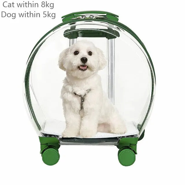 Rolling Pet Carrier — Selection TPS, angle 5 — The Pet Society