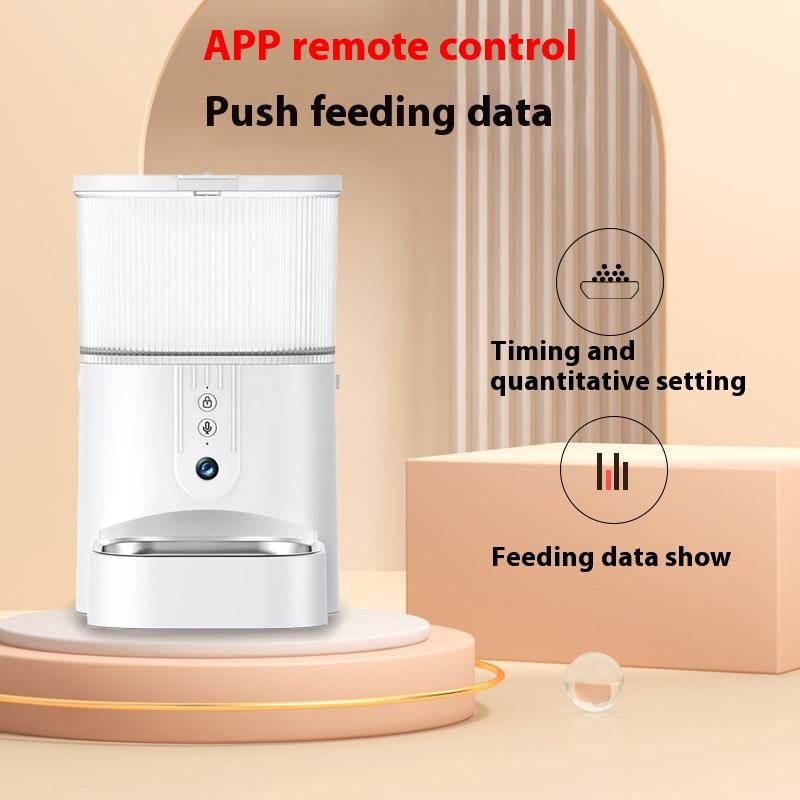 Distributeur de Croquettes Connecté incluant programmateur et caméra 