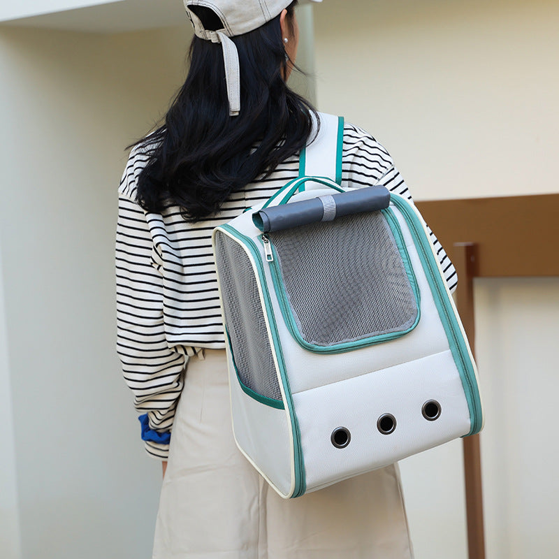 Portable Pet Backpack Carrier — Breathable Edition