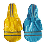 Dog Raincoat red three-quarter view TPS