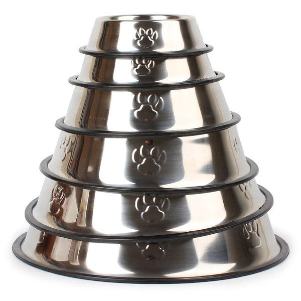 Premium Non-Slip Pet Bowl — Stainless Edition