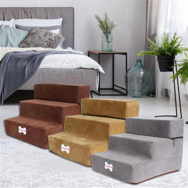 Dog Bed grey three-quarter view TPS