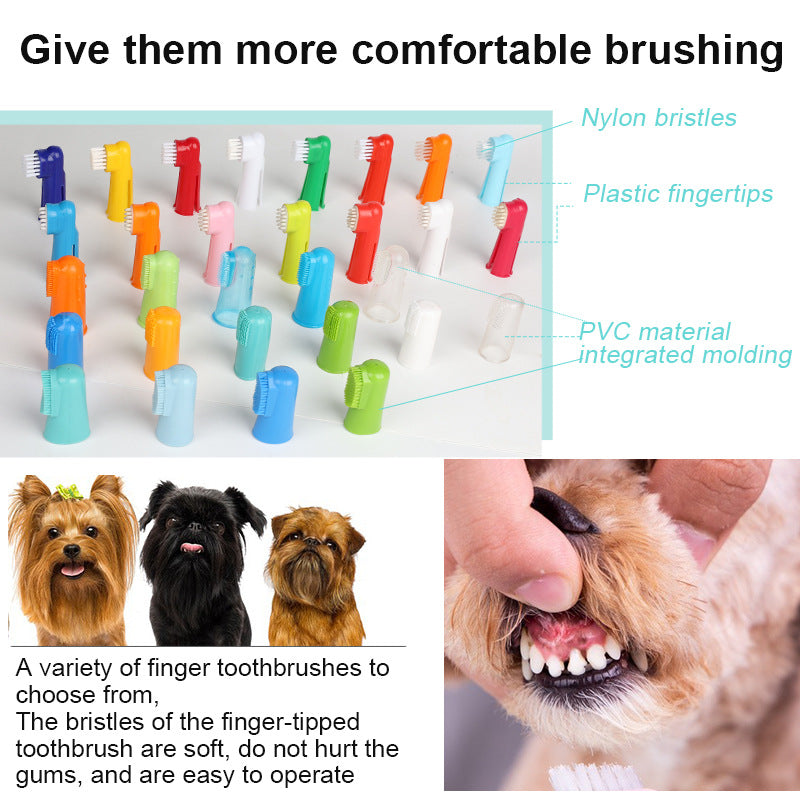 Pet Finger Toothbrush — Oral Care Kit