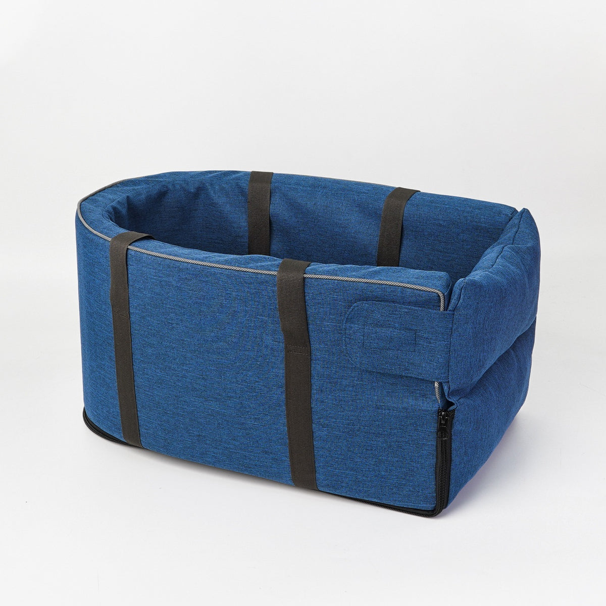Dog Car Seat blue full view light background TPS