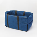 Dog Car Seat blue full view light background TPS