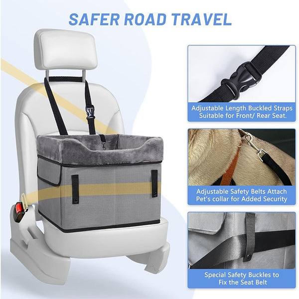 Dog Car Seat gray texture close-up TPS