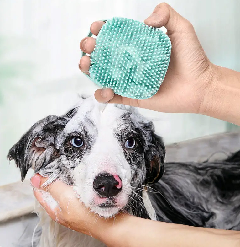 Pet Massage Bath Brush — Grooming Glove