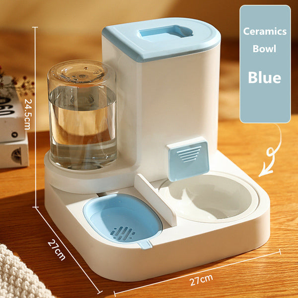Automatic Cat Feeder — Stainless Steel Edition