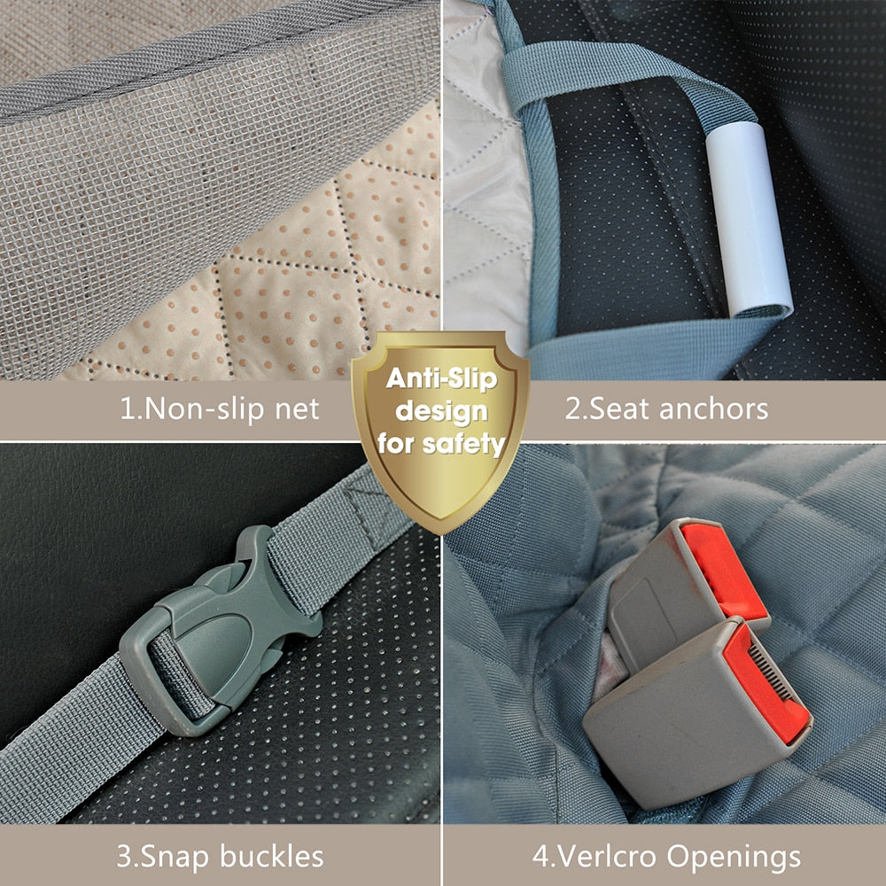 Dog Car Seat grey in-use scene TPS