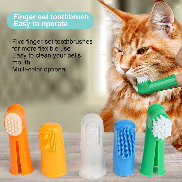 Pet Finger Toothbrush — Oral Care Kit