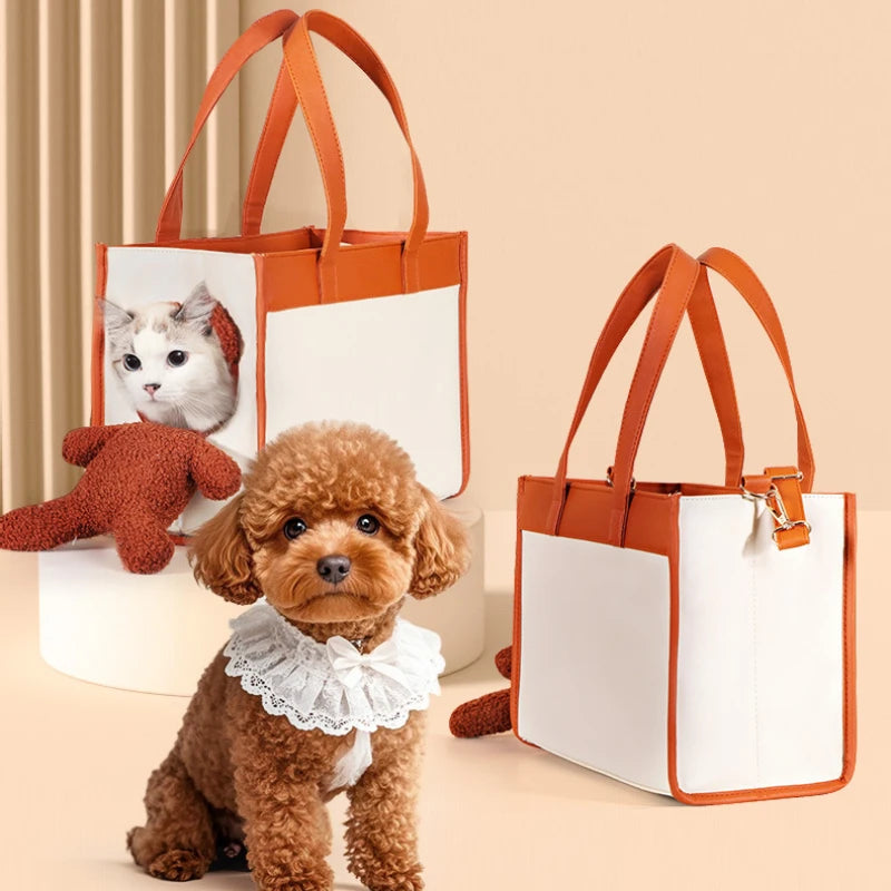 Pet Cat Bag Portable Carrier Travel Breathable Dog Backpack Outdoor Small Shoulder Foldable Handbag Carrying Puppy Transport