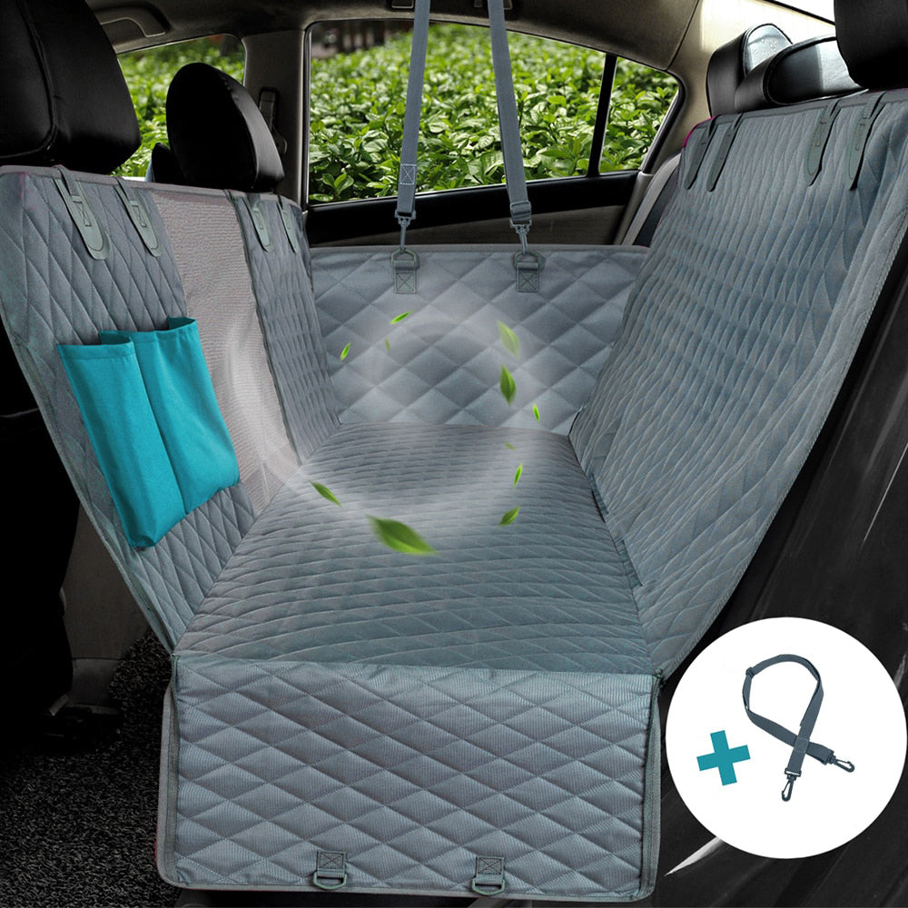 Dog Car Seat grey three-quarter view TPS