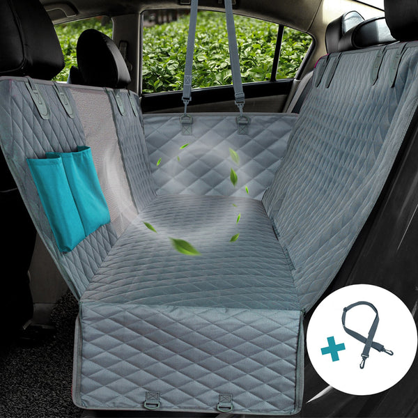 Dog Car Seat grey three-quarter view TPS