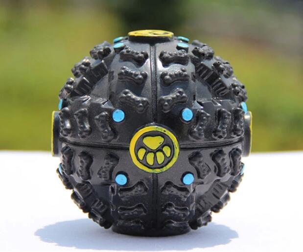 Interactive Treat-Dispensing Squeaky Ball