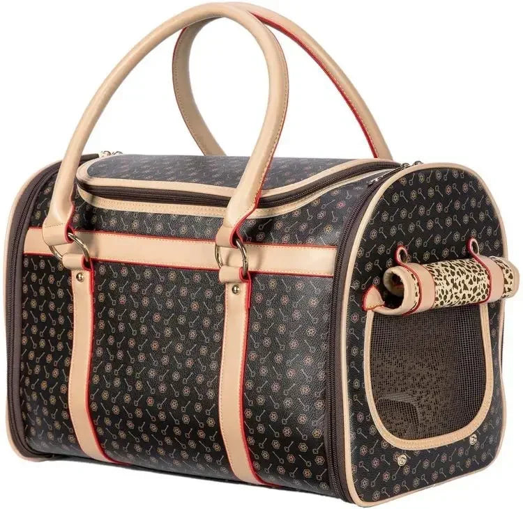 Sac de transport pour petits chiens, sac à dos pour animaux de compagnie, pour chats, voyage en avion, bandoulière, fournitures pour chiens, accessoires pour chiots, grand espace 