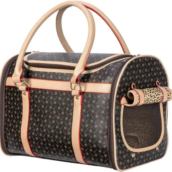 Sac de transport pour petits chiens, sac à dos pour animaux de compagnie, pour chats, voyage en avion, bandoulière, fournitures pour chiens, accessoires pour chiots, grand espace 