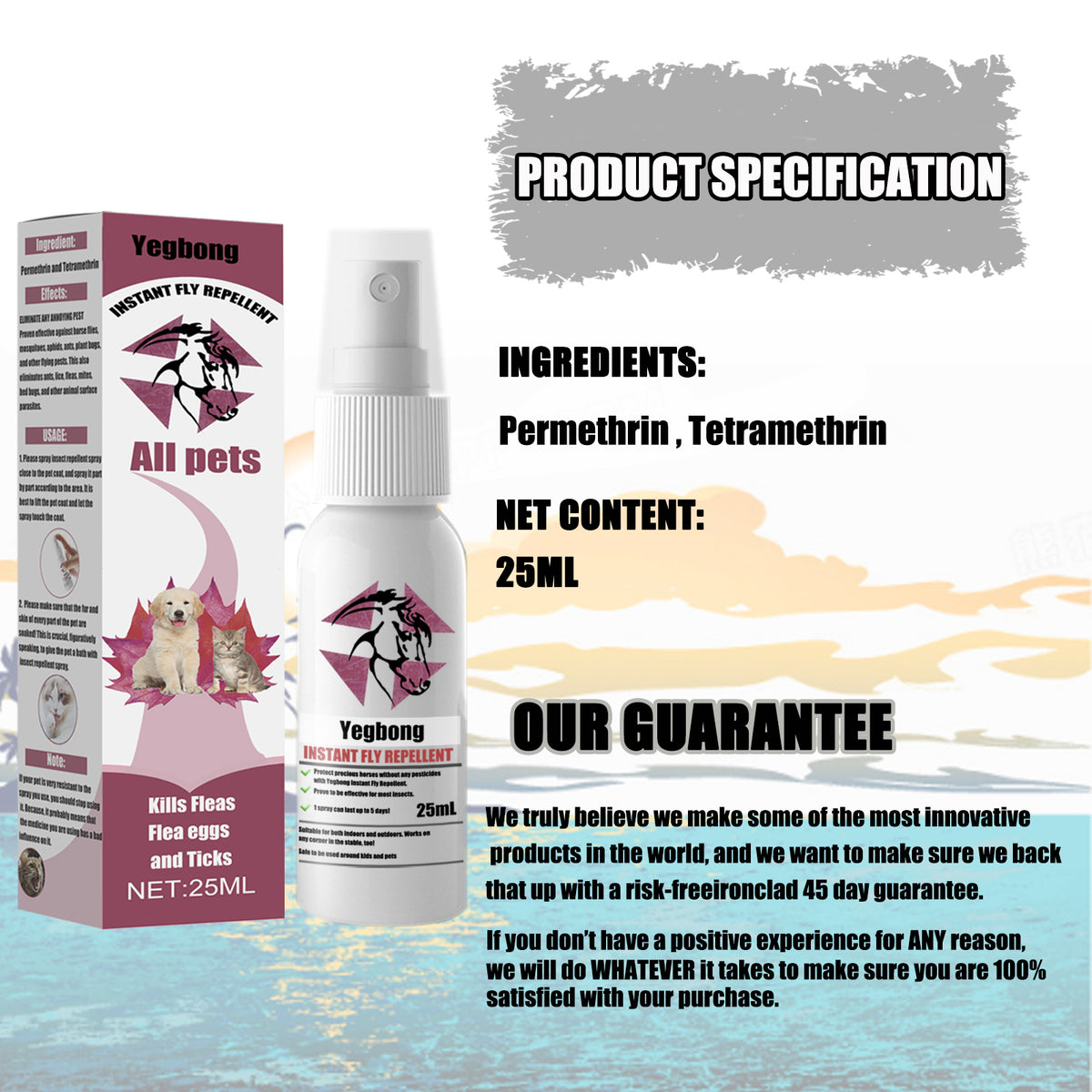 Flea & Tick Repellent Spray