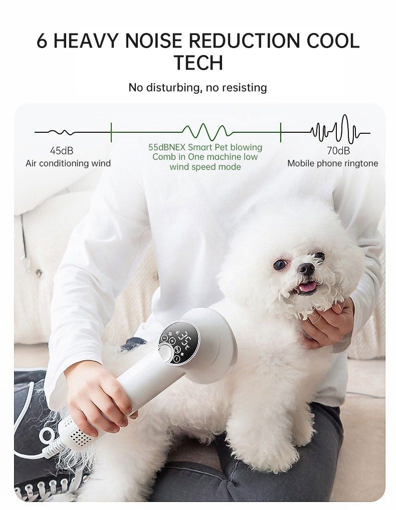 Smart Pet Hair Dryer — Silent Edition