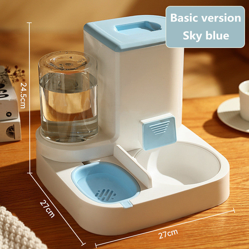 Automatic Cat Feeder — Stainless Steel Edition
