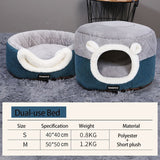 Cat Bed — Blue Edition, angle 4 — The Pet Society