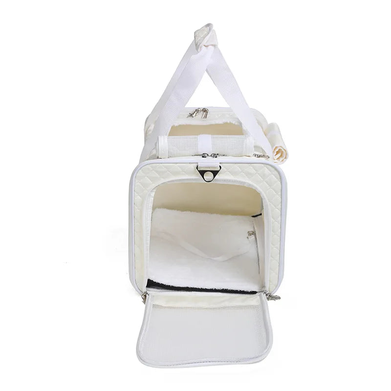 pet cat bag portable carrier travel breathable outdoor small shoulder cats dogs foldable handbag bags carrying transport mesh