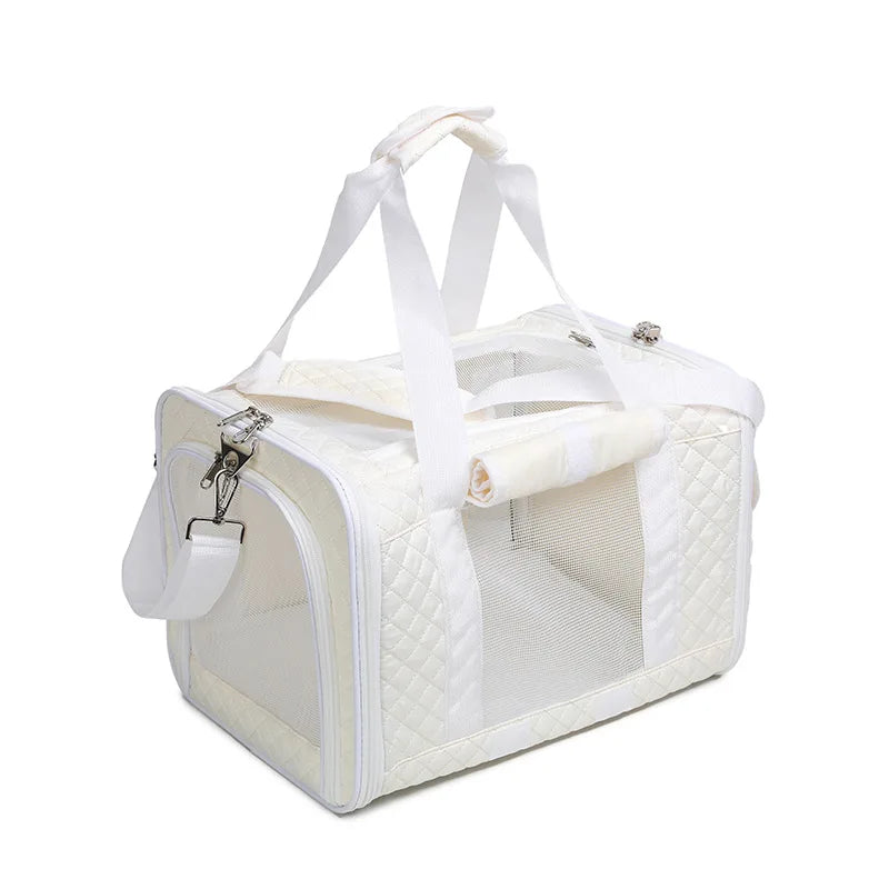 pet cat bag portable carrier travel breathable outdoor small shoulder cats dogs foldable handbag bags carrying transport mesh