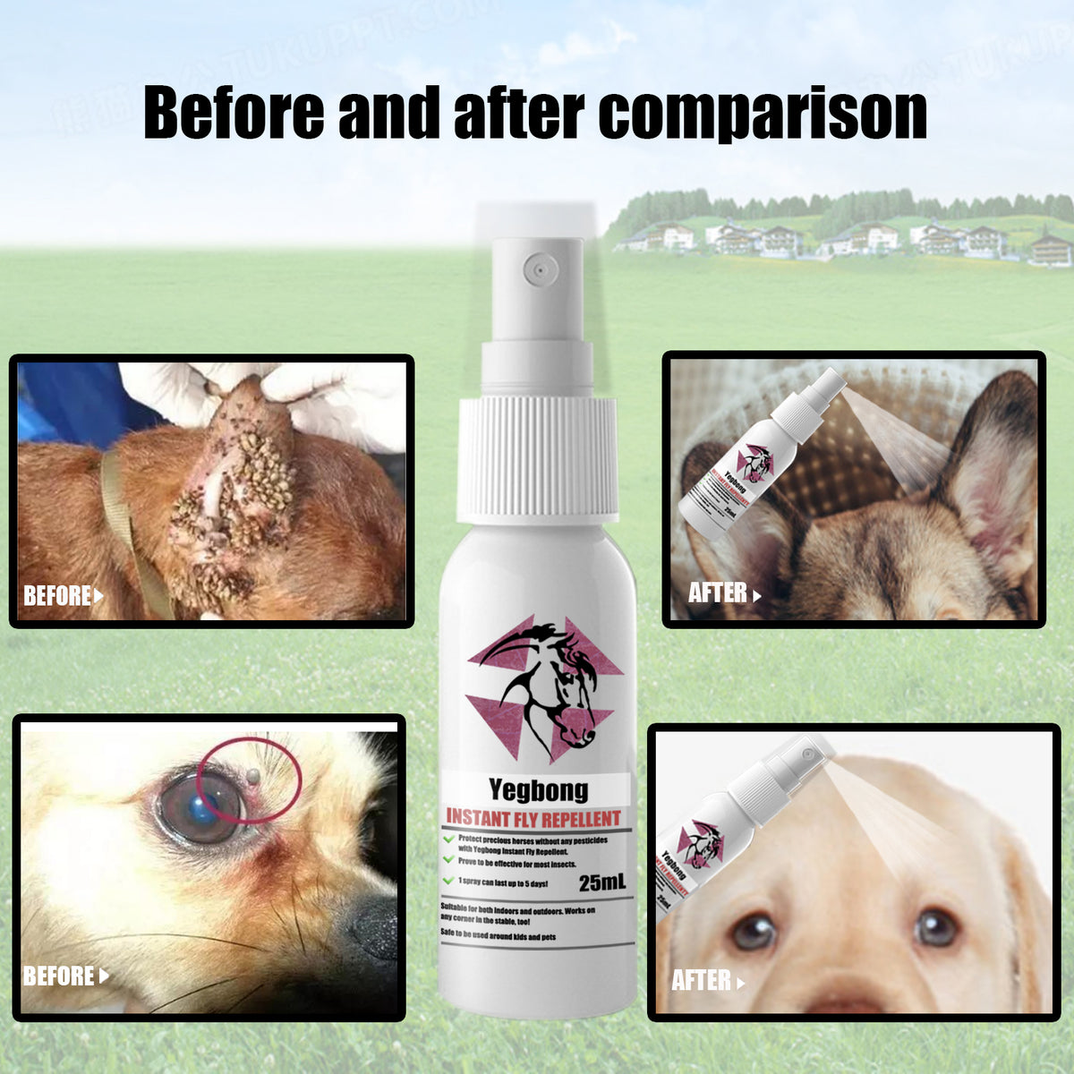 Flea & Tick Repellent Spray