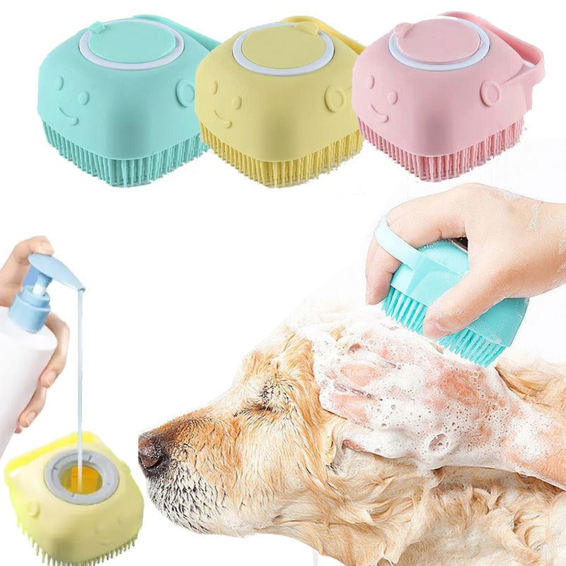 Pet Massage Bath Brush — Grooming Glove