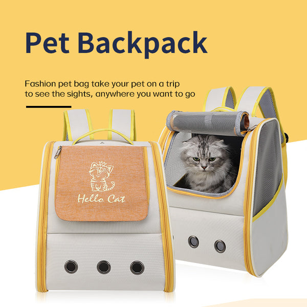 Portable Pet Backpack Carrier — Breathable Edition