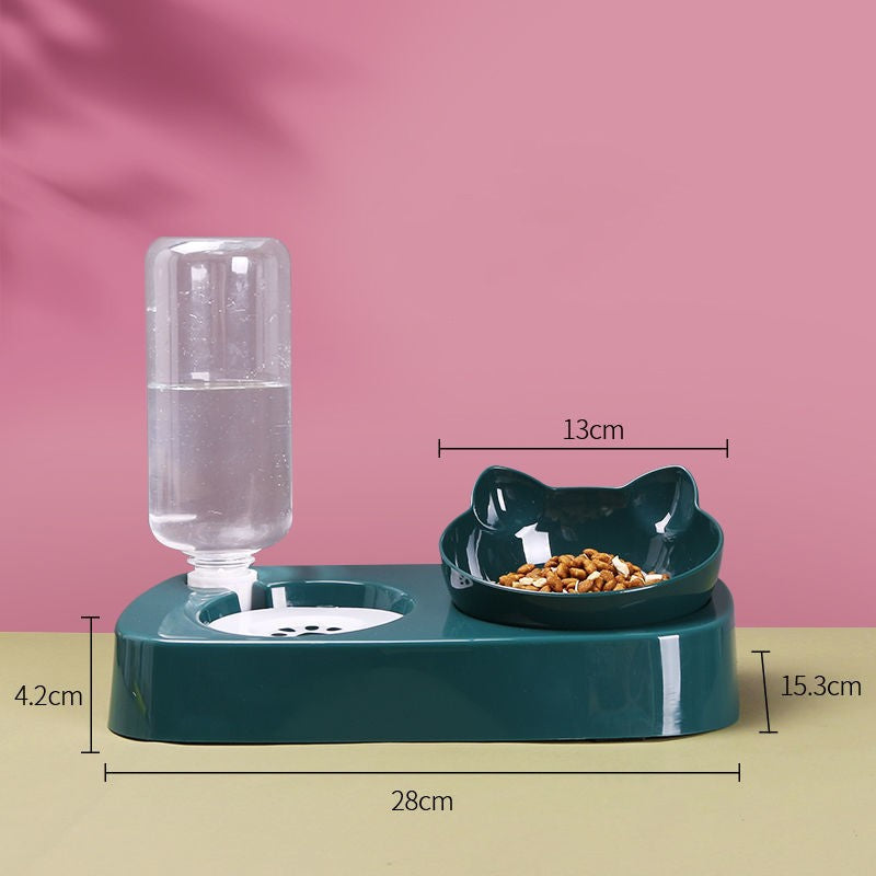Space-Saving Pet Bowl — Anti-Flip Edition