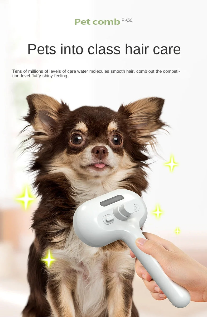 A very good cleaning brush for dogs and cats ensures a shiny coat by removing loose fur and dirt effectively.