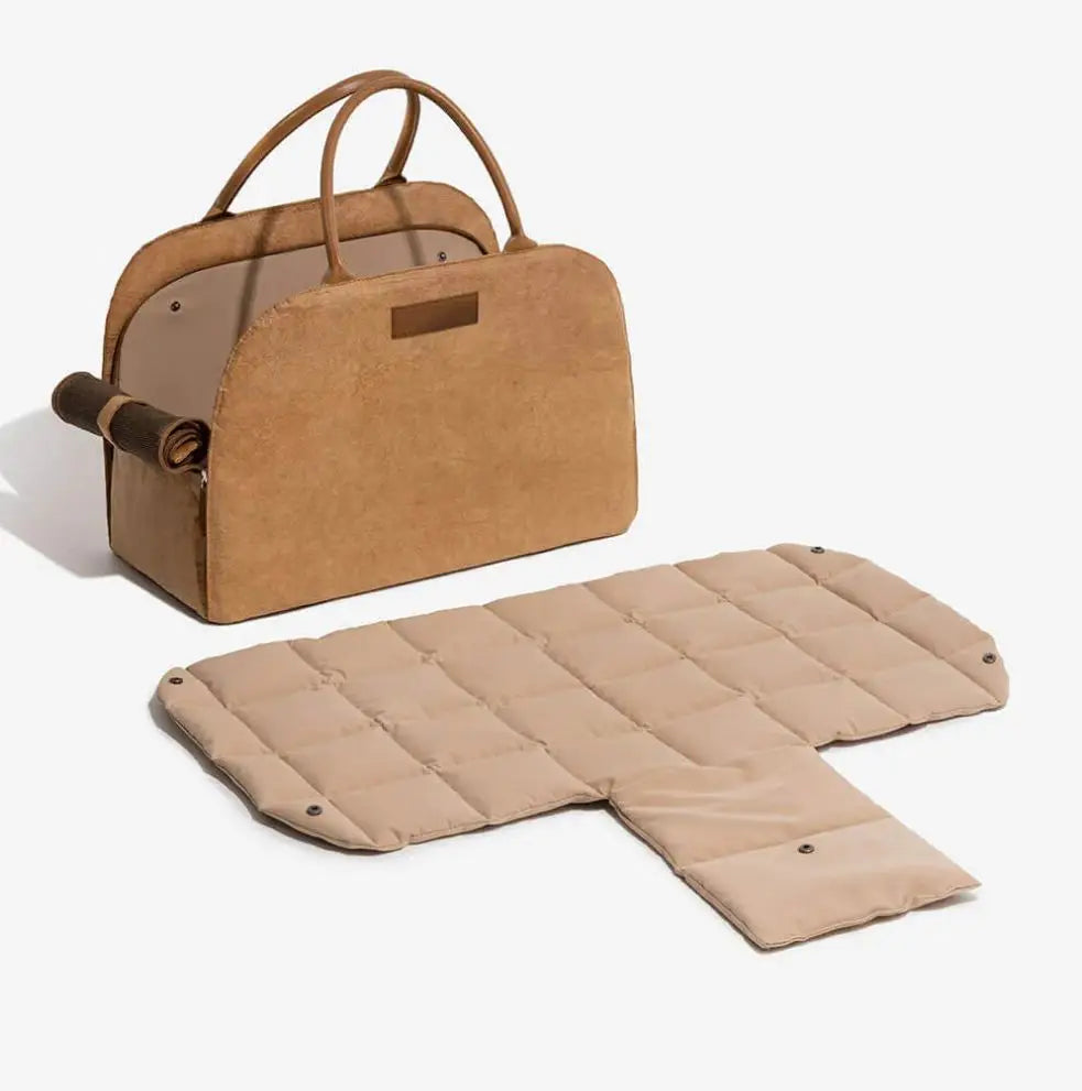 Sac de transport en cuir de luxe pour petits chiens et chats, sacoche de transport pour animaux de compagnie, sac à main pour chiots, lit pour animaux, sac de voyage pour voiture 