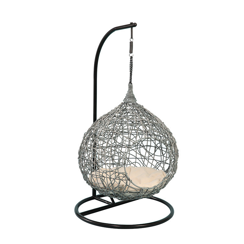 Rattan Swing Hammock Cat Bed