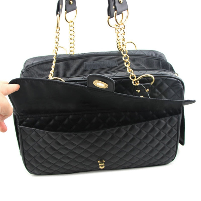 Dog Tote Bag — Black Edition, angle 2 — The Pet Society