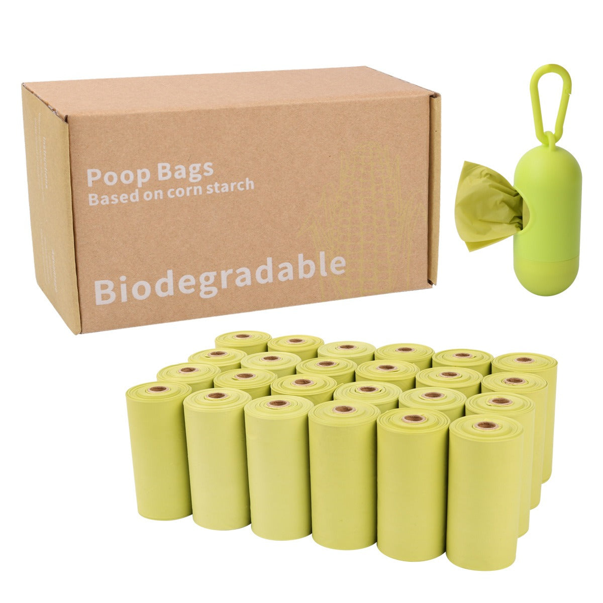 Eco Pet Waste Bags — Corn Starch Edition