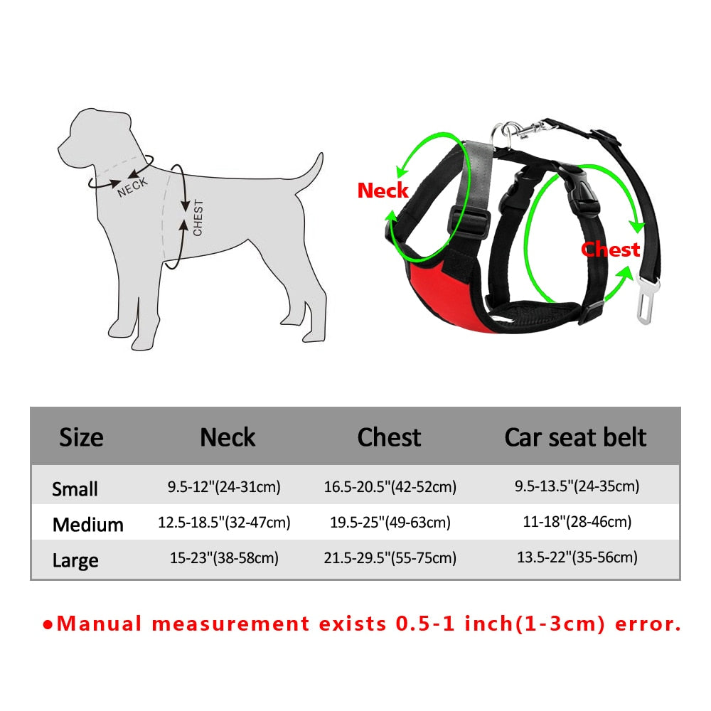 Dog Seat Belt black texture close-up TPS