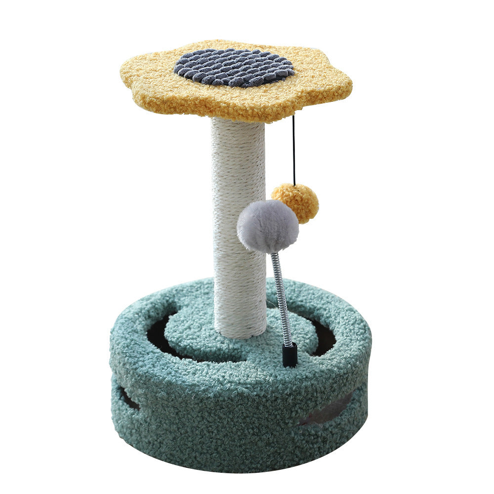 Funny Cat Toy Cat Scratching Board Cat Tree Multifunctional Cat Scratching Column Kitten Toy Pet Supplies, angle 2 — The Pet Society