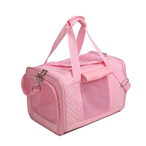 pet cat bag portable carrier travel breathable outdoor small shoulder cats dogs foldable handbag bags carrying transport mesh