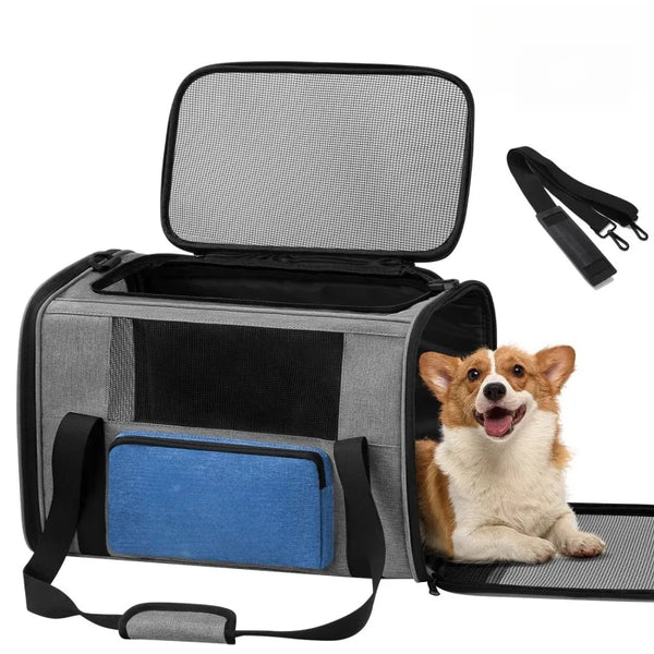 Dog Pet Bag Travel Carrier Cat Portable Dogs Outdoor Puppy Shoulder Bags Cats Supplies Carrying Handbag Breathe Foldable